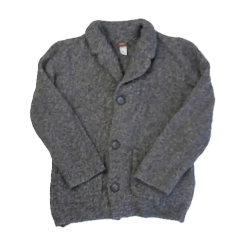 Tea Collection Boys Gray Cardigan size: 4-5T